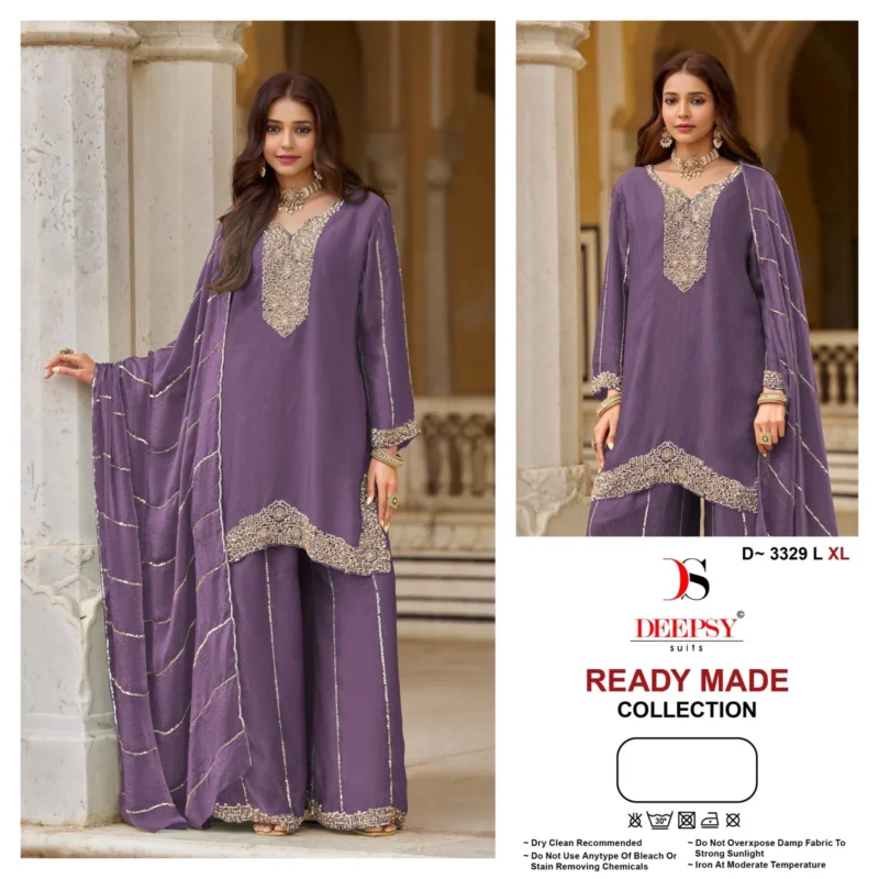 Stylish Deepsy D 3329 Readymade Fandy Satin With Heavy Beats Worked Salwar Kameez Wholesale 2026 5 Stylish Deepsy D 3329 Readymade Fandy Satin With Heavy Beats Worked Salwar Kameez Wholesale 2026
