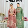 Ibiza Chilman Linen Cotton Jacquard Worked Salwar Kameez Collection Wholesale