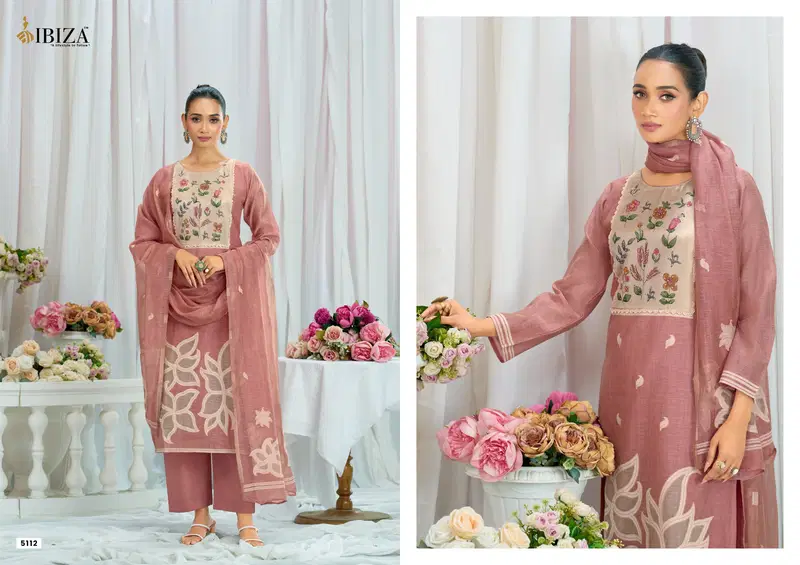 Ibiza Chilman Linen Cotton Jacquard Worked Salwar Kameez Collection Wholesale 3 Ibiza Chilman Linen Cotton Jacquard Worked Salwar Kameez Collection Wholesale