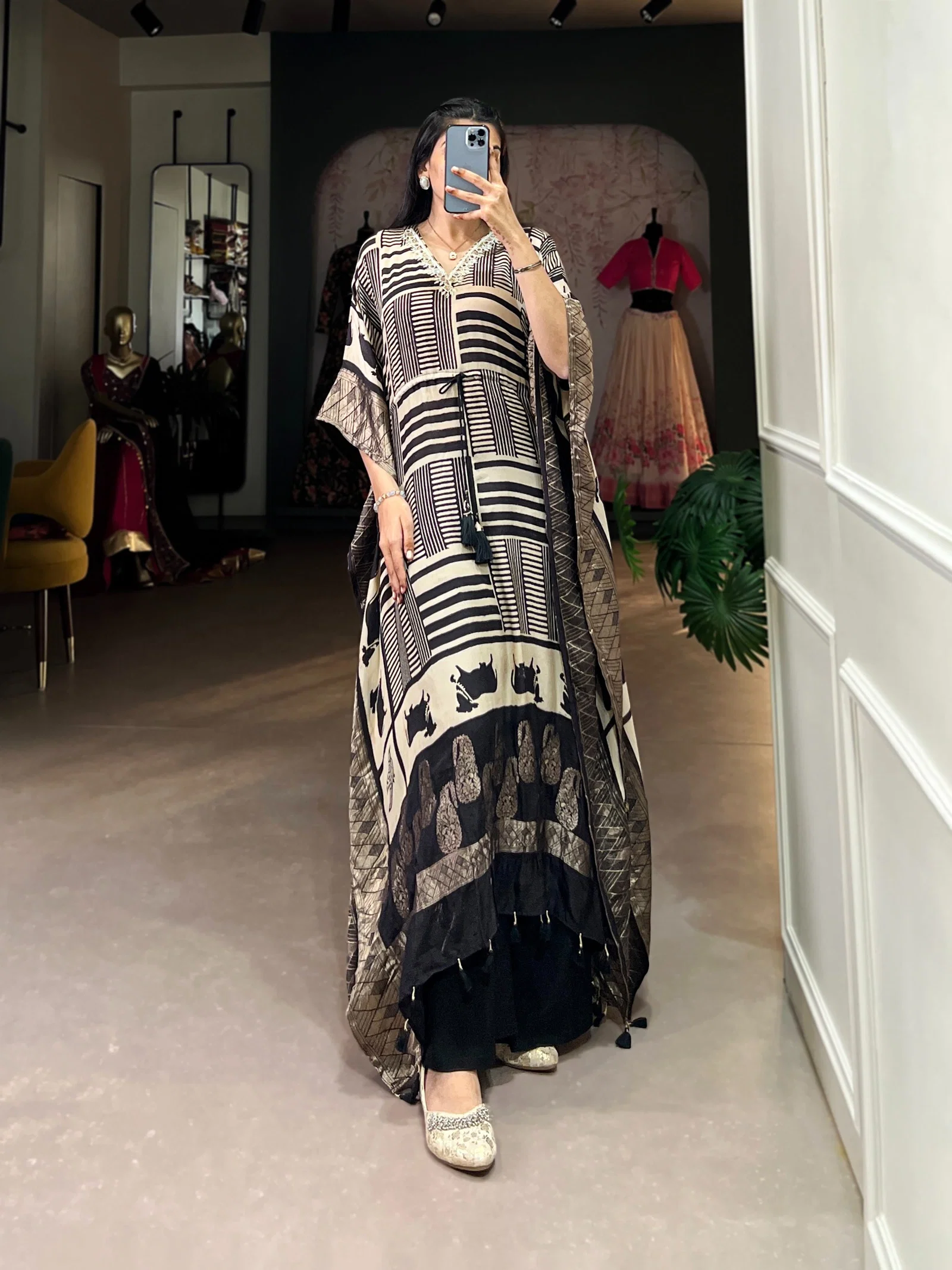 Lekha YF 3023 Pure Viscose Zari Border Kaftan Collection Wholesale
