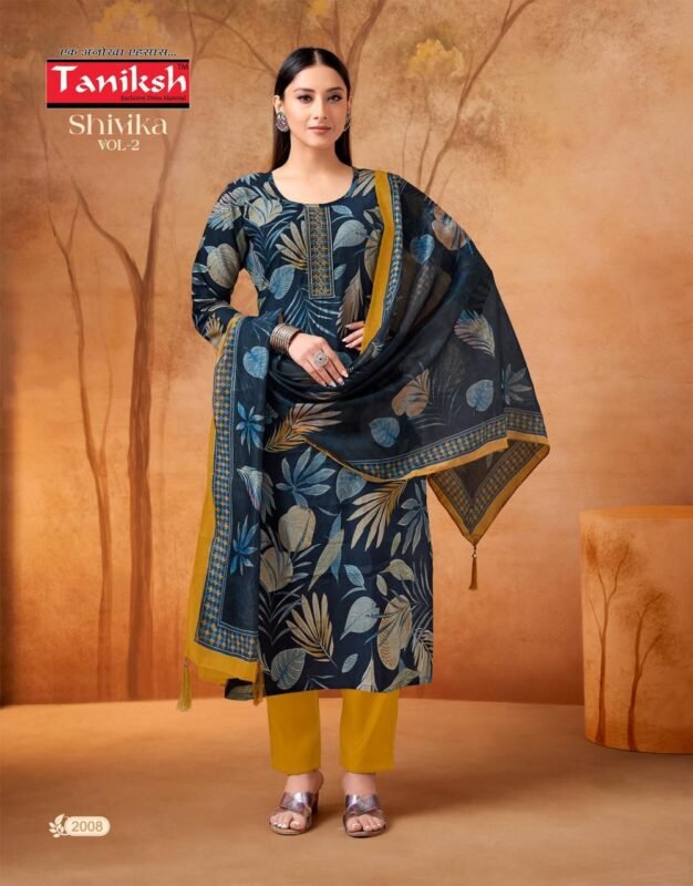 Beautiful Taniksh Shivika Vol 2 Muslin Print With Embroidery Work Top With Bottom And Dupatta Wholesale 2026 2 Beautiful Taniksh Shivika Vol 2 Muslin Print With Embroidery Work Top With Bottom And Dupatta Wholesale 2026
