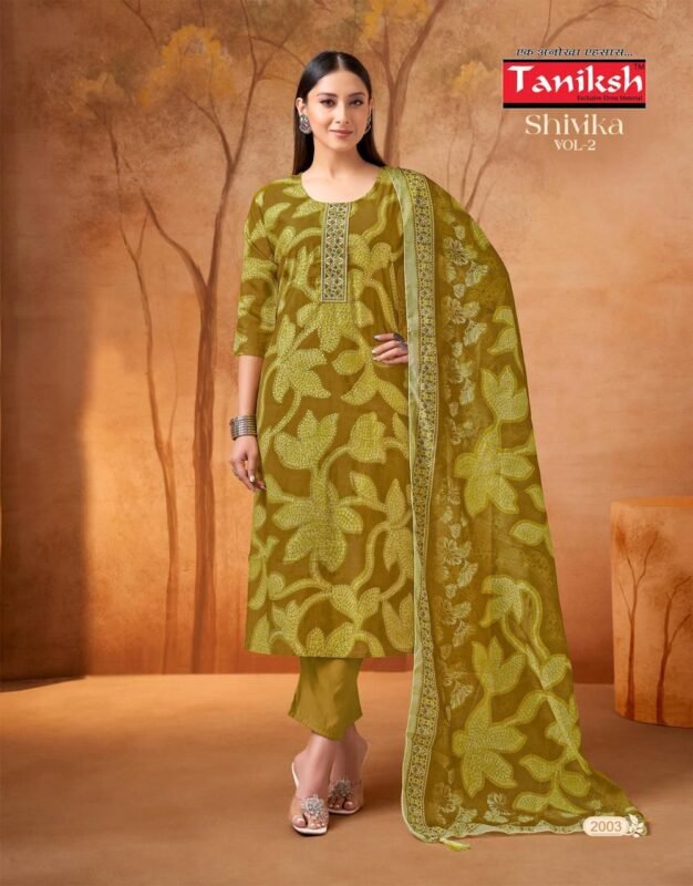 Beautiful Taniksh Shivika Vol 2 Muslin Print With Embroidery Work Top With Bottom And Dupatta Wholesale 2026 5 Beautiful Taniksh Shivika Vol 2 Muslin Print With Embroidery Work Top With Bottom And Dupatta Wholesale 2026