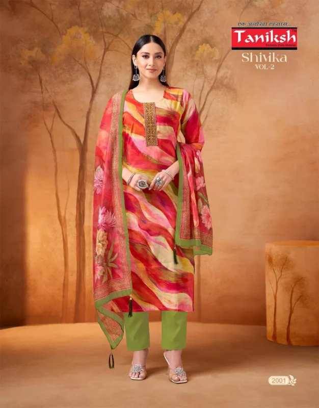Beautiful Taniksh Shivika Vol 2 Muslin Print With Embroidery Work Top With Bottom And Dupatta Wholesale 2026 6 Beautiful Taniksh Shivika Vol 2 Muslin Print With Embroidery Work Top With Bottom And Dupatta Wholesale 2026
