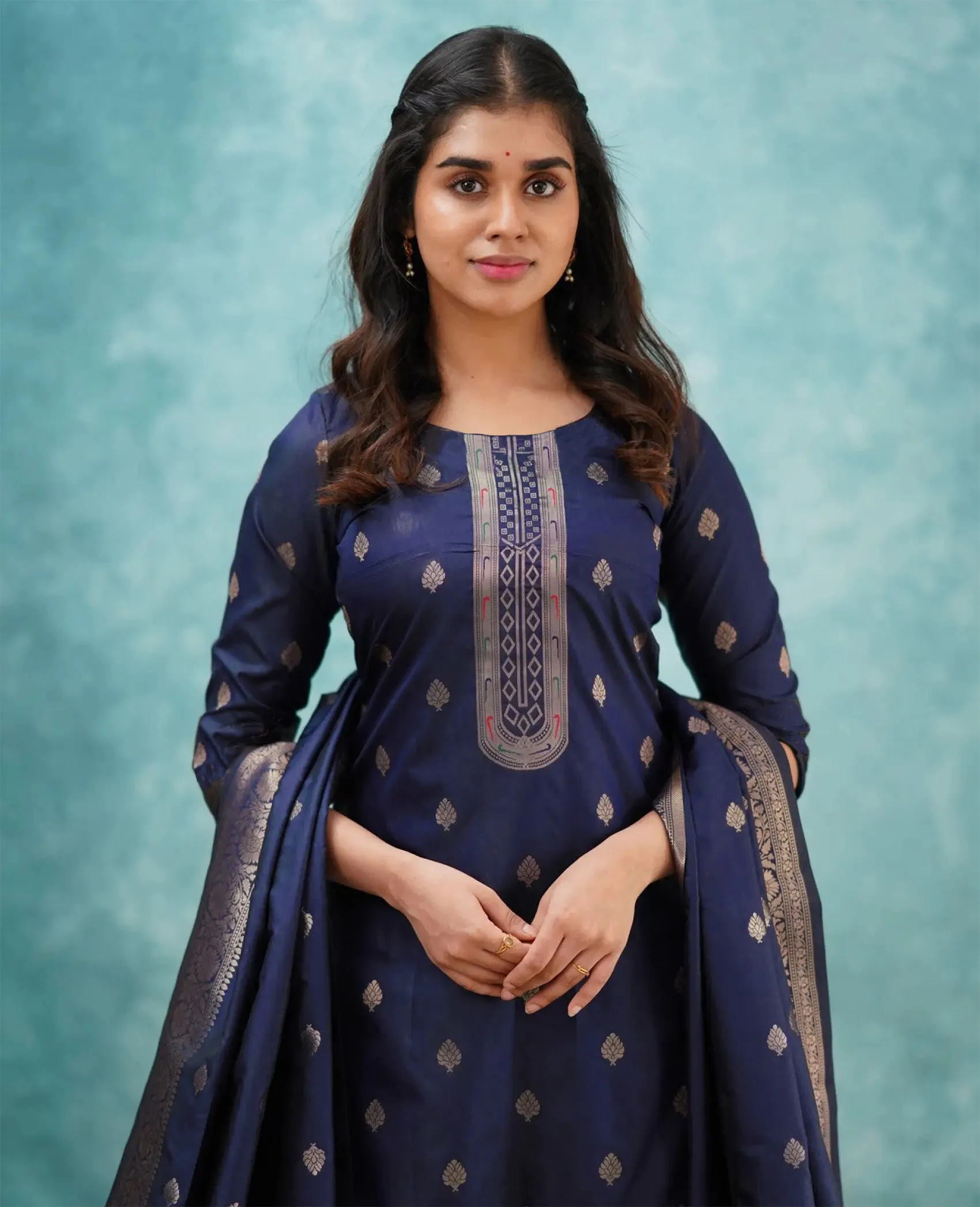 FFD Art Silk Festival Blue Color Readymade Dress Wholesale 4 Latest FFD Art Silk Festival Blue Color Readymade Dress Wholesale 2026