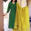 FFD Art Silk Weaving Green Readymade Dress Wholesale 2 FFD Art Silk Weaving Green Readymade Dress Wholesale