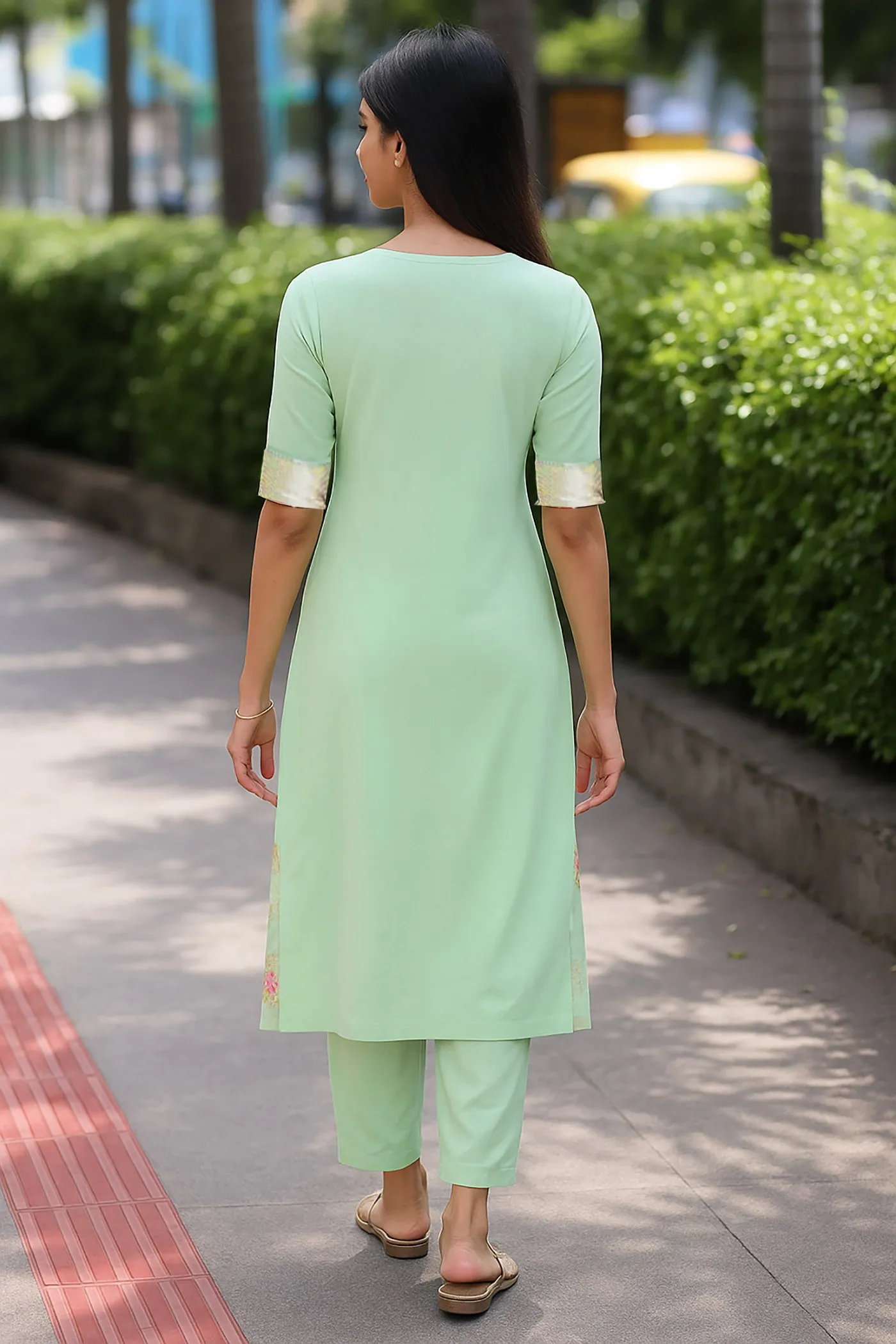 FFD Art Silk Weaving Office Wear Readymade Dress Wholesale 4 Latest FFD Art Silk Weaving Office Wear Readymade Dress Wholesale 2026