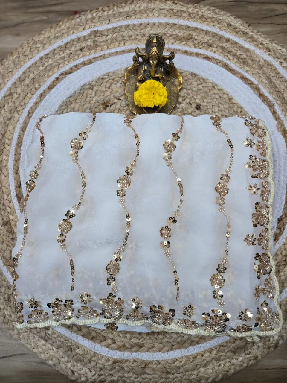 RC1 Avni Space Silk Trending Hand Work Saree Wholesale 3 RC1 Avni Space Silk Trending Hand Work Saree Wholesale