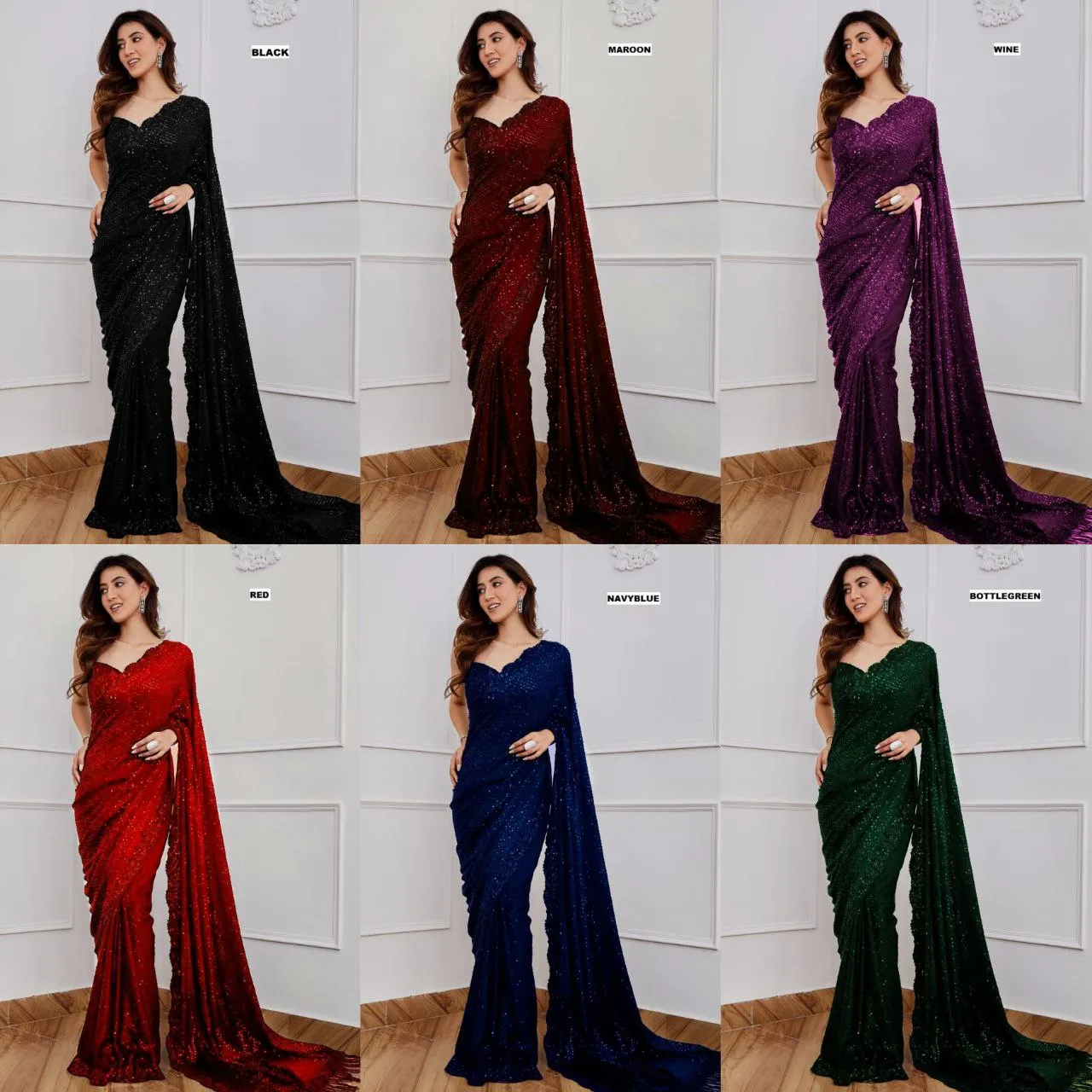 Tamanna 3312 Georgette Bollywood Party Wear Saree Wholesale 4 Tamanna 3312 Georgette Bollywood Party Wear Saree Wholesale