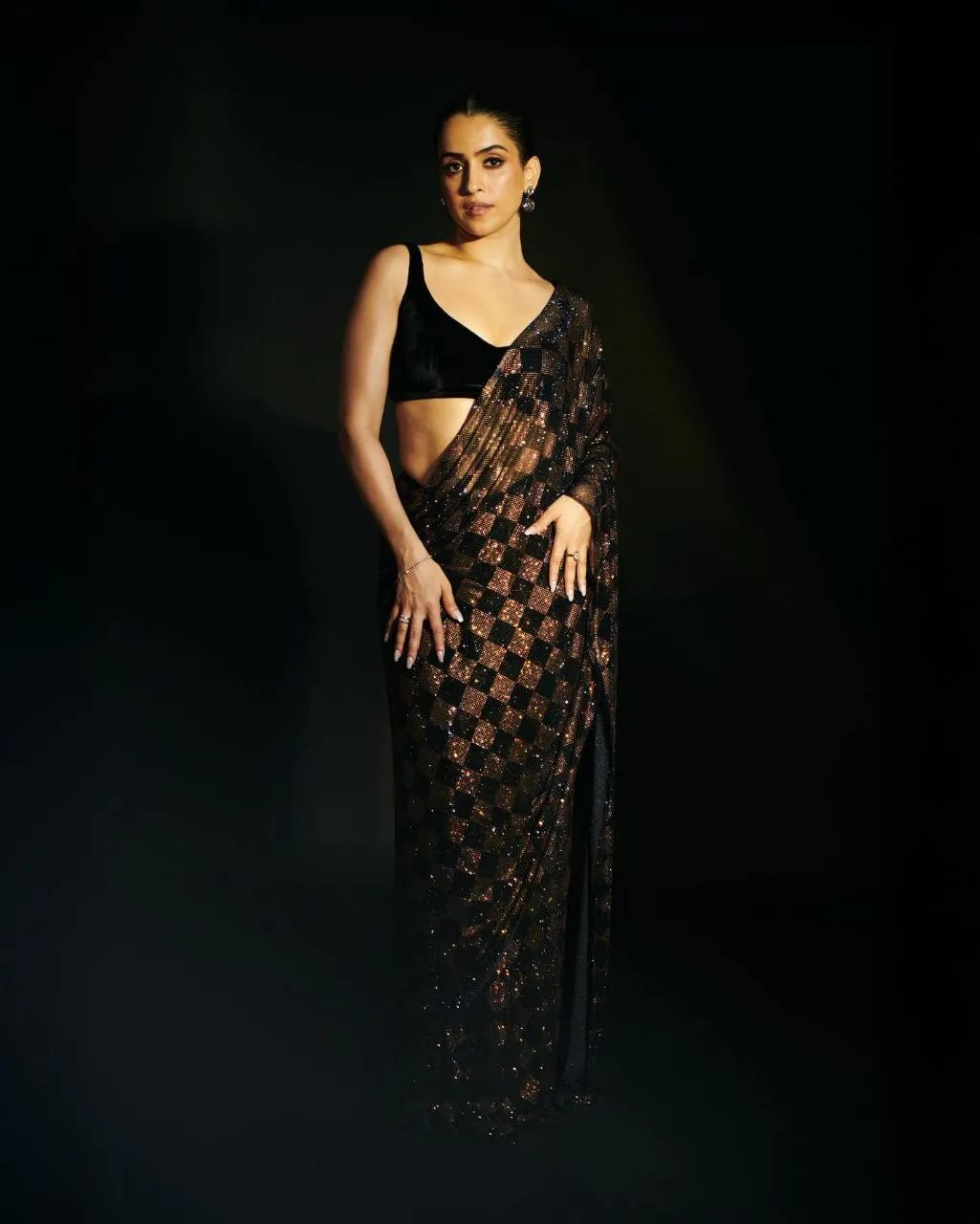 Tamanna 3479 Georgette Black Trending Bollywood Saree Wholesale