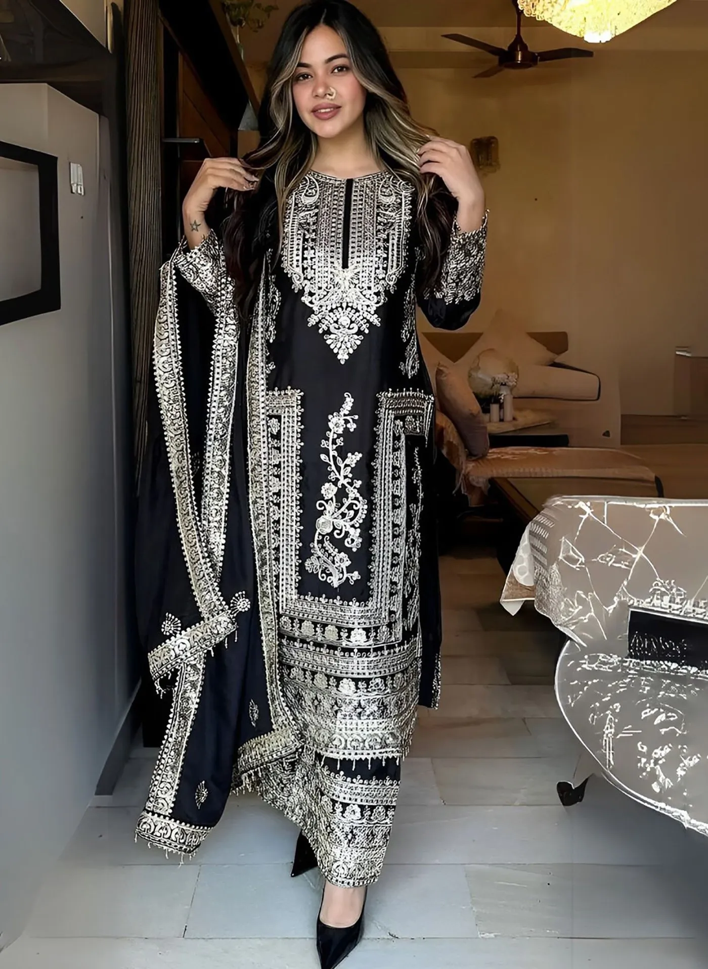 FFD Jalpari Designer Embroidery Readymade Dress Wholesale 5 Stylish FFD Jalpari Designer Embroidery Readymade Dress Wholesale 2026