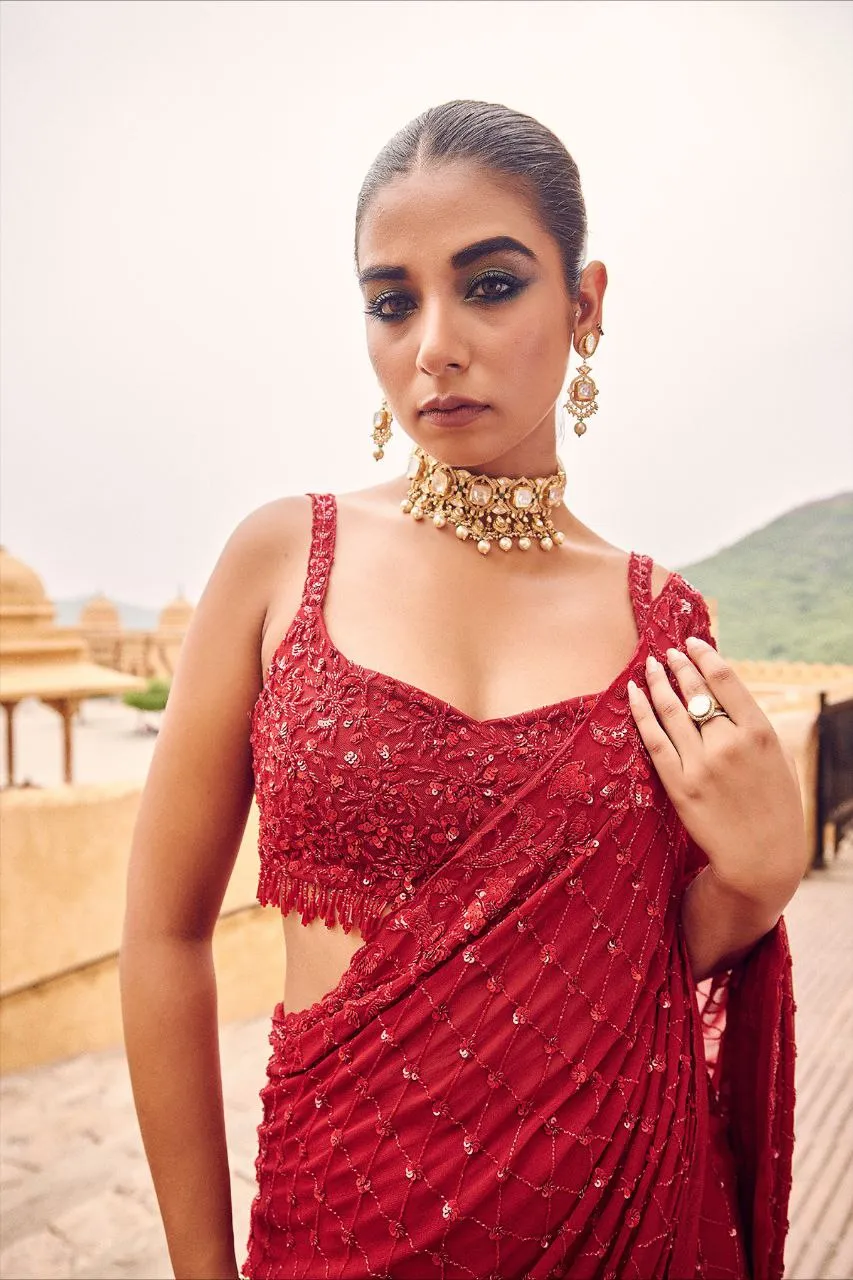 Tamanna 3467 Georgette Bollywood Party Wear Saree Wholesale 5 Tamanna 3467 Georgette Bollywood Party Wear Saree Wholesale