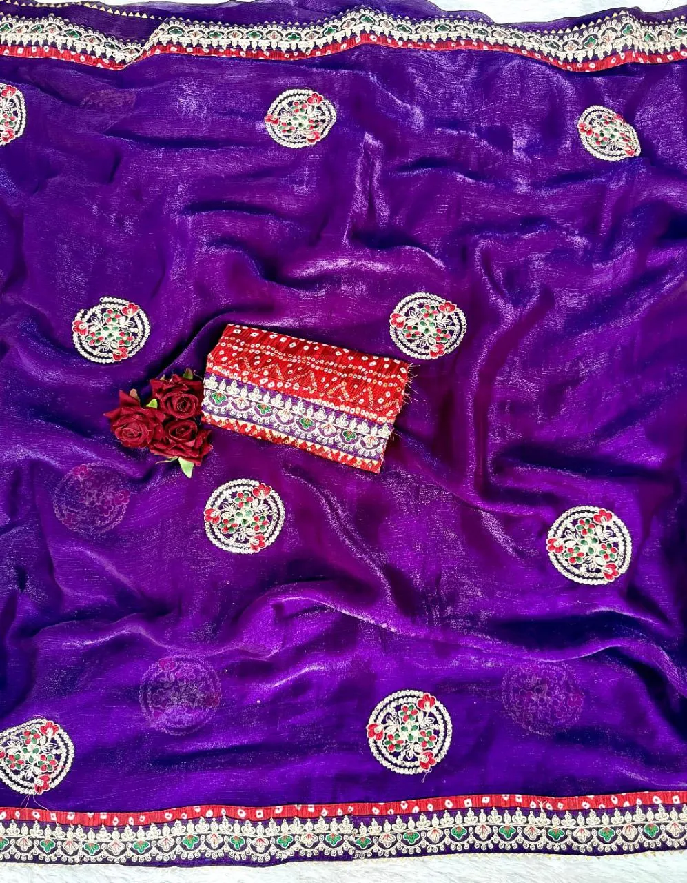 RC1 Chiffon Rayon Bandhani Festival Saree Wholesale 6 Latest RC1 Chiffon Rayon Bandhani Festival Saree Wholesale 2026