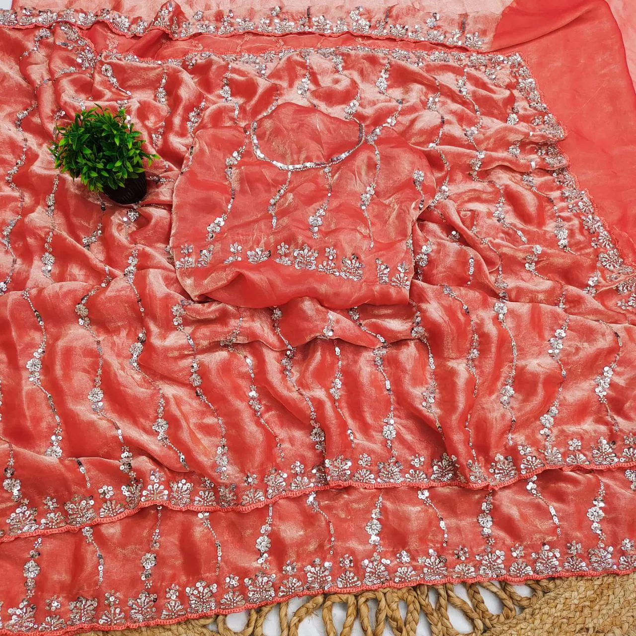 RC1 Avni Space Silk Trending Hand Work Saree Wholesale 8 RC1 Avni Space Silk Trending Hand Work Saree Wholesale