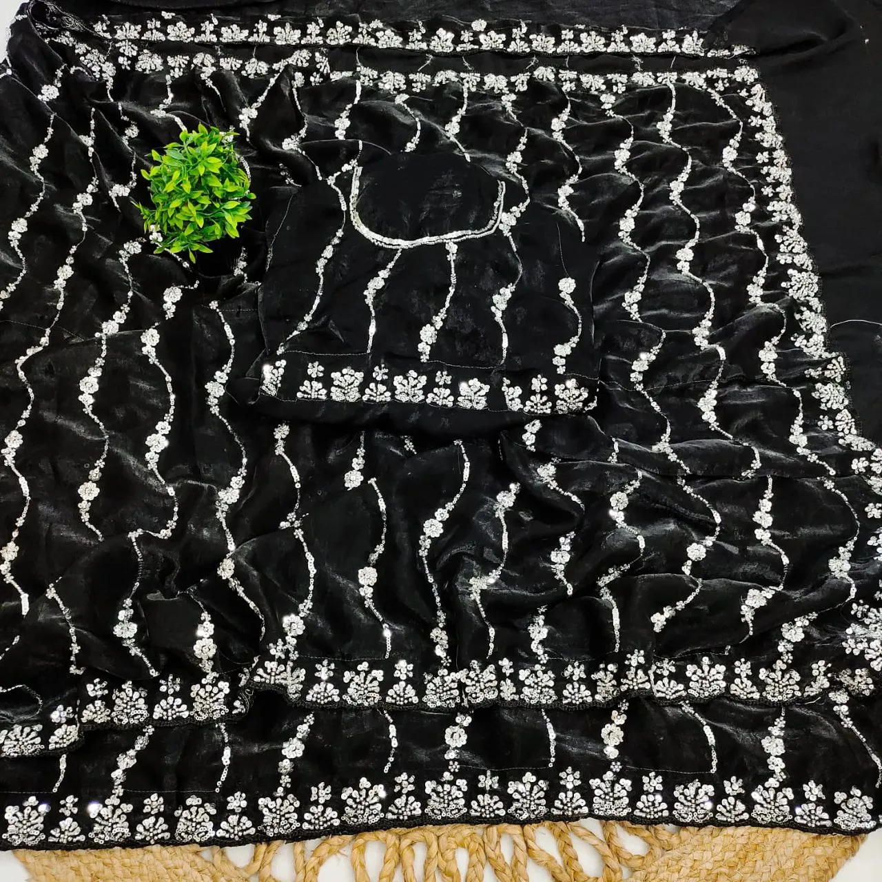 RC1 Avni Space Silk Trending Hand Work Saree Wholesale 10 RC1 Avni Space Silk Trending Hand Work Saree Wholesale