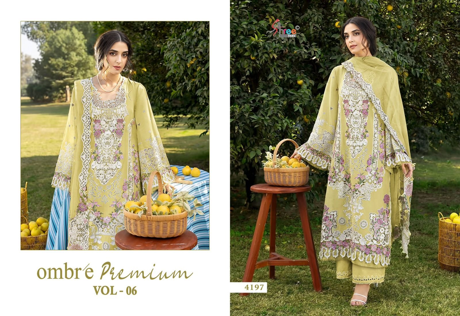 Shree Ombre 4195 To 4200 Cotton Dupatta Cotton Pakistani Suit Wholesale 5 Shree Ombre 4195 To 4200 Cotton Dupatta Cotton Pakistani Suit Wholesale