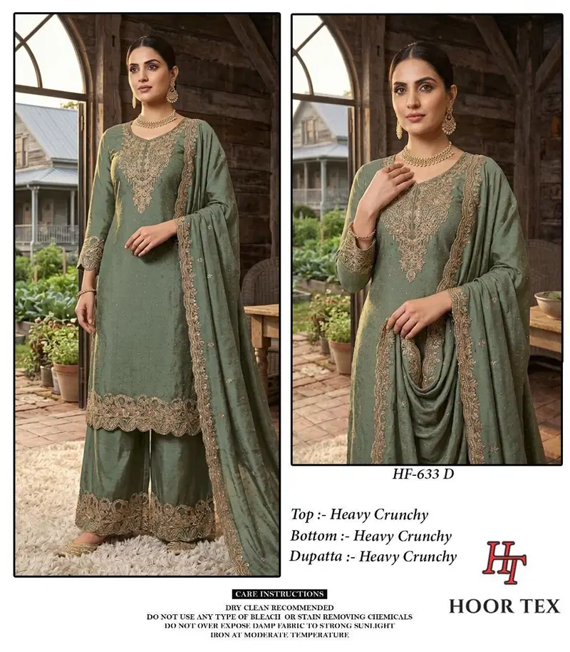 Hoor Tex 633 A To D Crunchy Embroidered Salwar Kameez Wholesale 7 Buy Hoor Tex 633 A To D Crunchy Embroidered Salwar Kameez Wholesale 2026