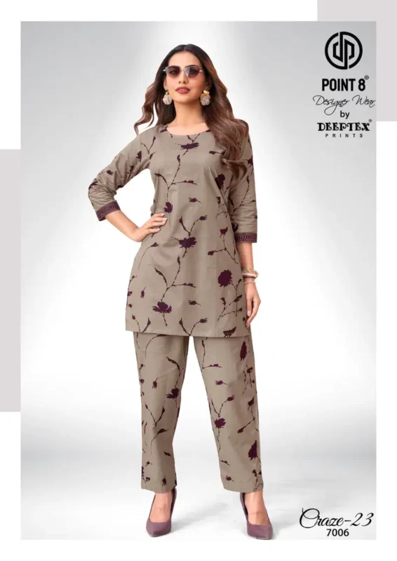 Stylish Deeptex Craze Vol 7 Cotton Printed Fancy Cord Set Collection Wholesale 2026