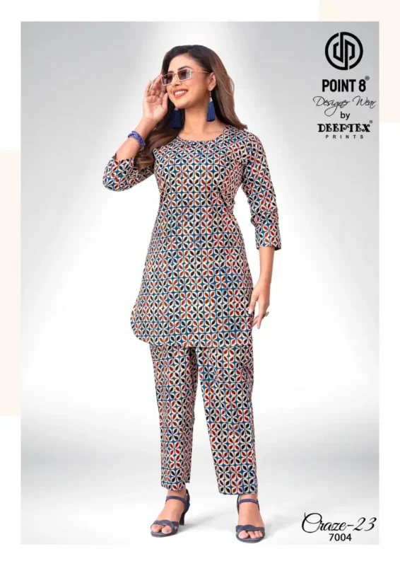 Stylish Deeptex Craze Vol 7 Cotton Printed Fancy Cord Set Collection Wholesale 2026