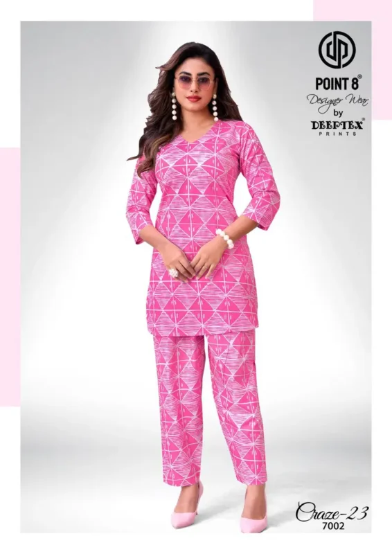 Stylish Deeptex Craze Vol 7 Cotton Printed Fancy Cord Set Collection Wholesale 2026