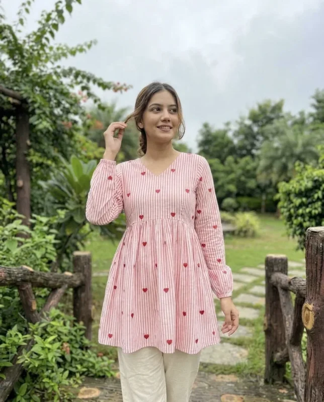 Beautiful Lw 9337 Cotton Embroidered Tops With Bottom Collection Wholesale 2026