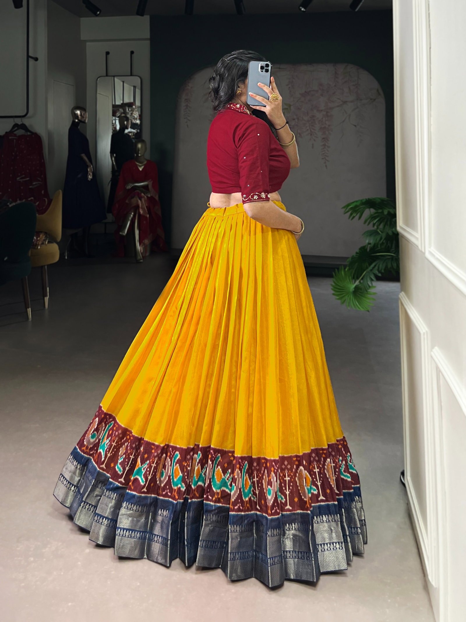 Taraa L 1135 Poly Cotton Zari Weaving Co Ord Set Lehenga Collection Wholesale 8 Taraa L 1135 Poly Cotton Zari Weaving Co Ord Set Lehenga Collection Wholesale