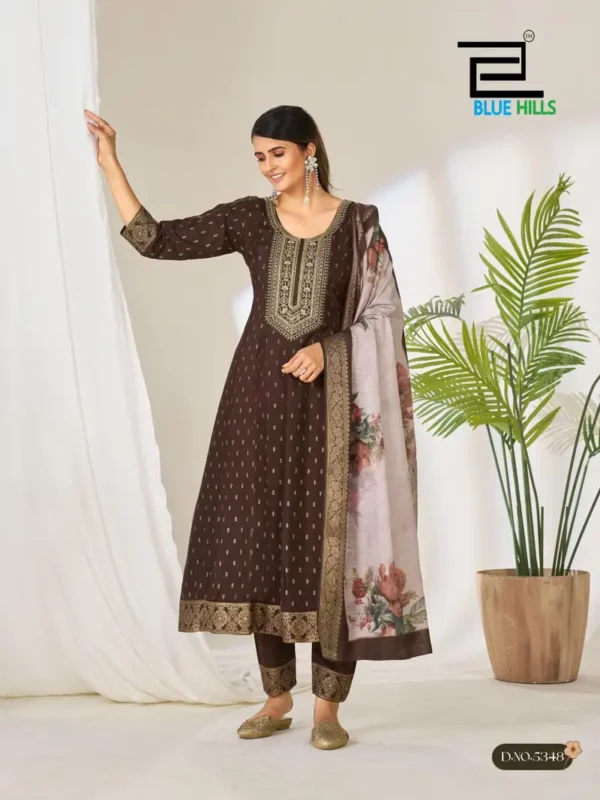 Buy Blue Hills Gemini Rayon Foil Printed Kurti With Bottom Dupatta Wholesale 2026 4 Buy Blue Hills Gemini Rayon Foil Printed Kurti With Bottom Dupatta Wholesale 2026