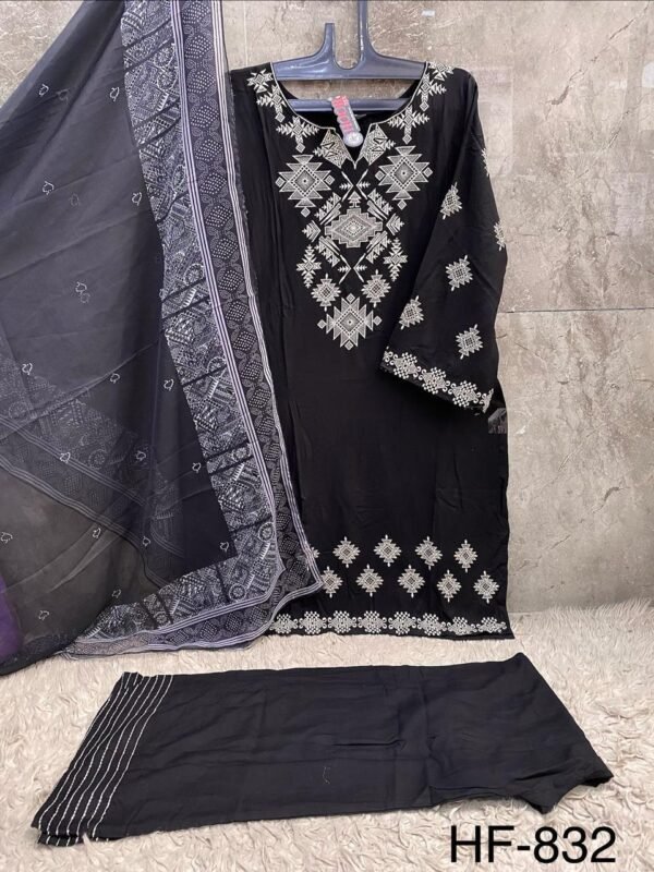 Latest Hoor Tex 832 A To D Rayon Embroidered Salwar Kameez Wholesale 2026 7 Latest Hoor Tex 832 A To D Rayon Embroidered Salwar Kameez Wholesale 2026